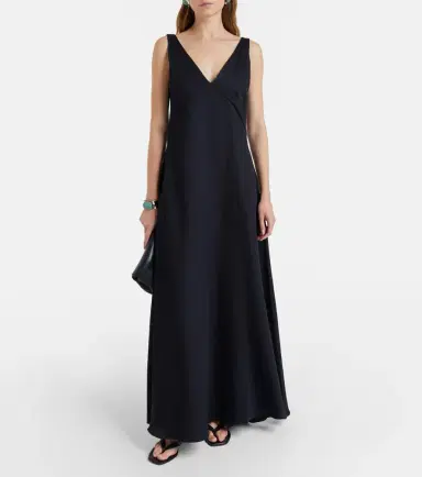 LESET Yoko cotton maxi dress | Thumbnail 6