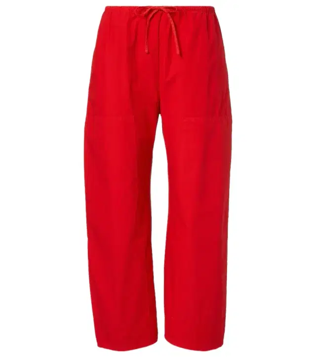 Kyoto cropped cotton wide-leg pants