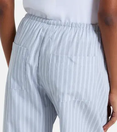 Leset Yoshi striped cotton-blend wide-leg pants | Thumbnail 3 Leset Yoshi striped cotton-blend wide-leg pants | Thumbnail 3