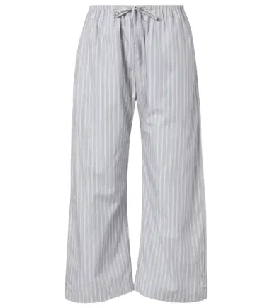 Leset Yoshi striped cotton-blend wide-leg pants | Thumbnail 1 Leset Yoshi striped cotton-blend wide-leg pants | Thumbnail 1