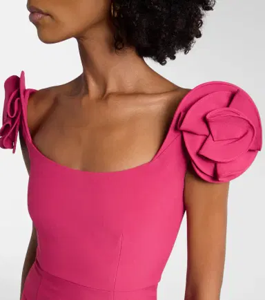 Roland Mouret Floral-appliqué bustier dress | Thumbnail 2 Roland Mouret Floral-appliqué bustier dress | Thumbnail 2