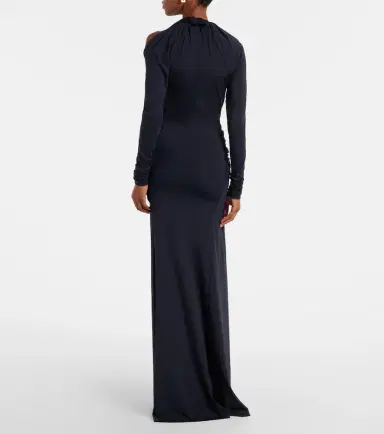 Victoria Beckham Gathered jersey gown | Thumbnail 4