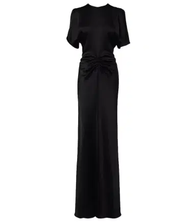 Victoria Beckham Isabella gathered satin gown | Thumbnail 1