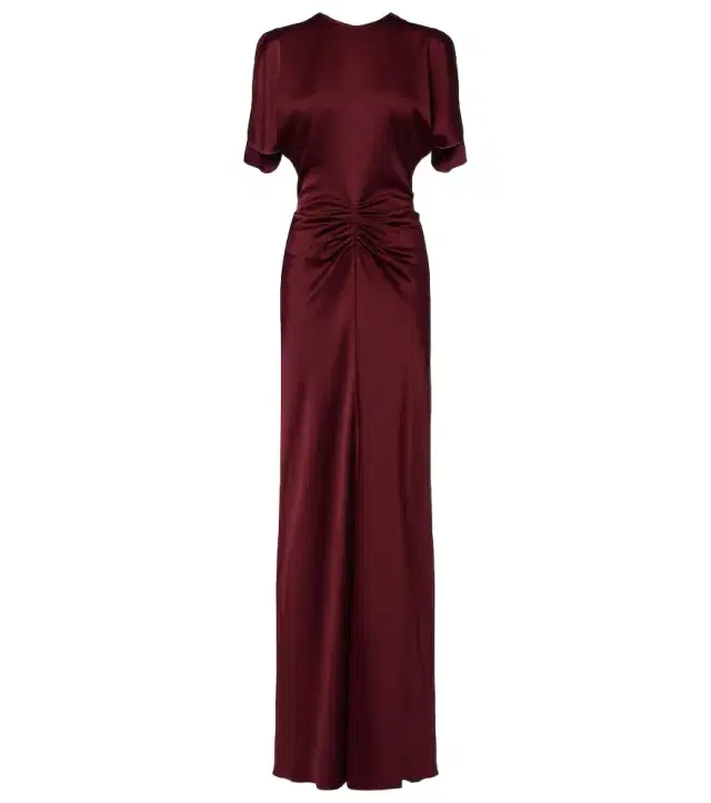 Victoria Beckham Isabella gathered satin gown