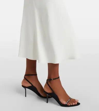 Victoria Beckham Bela gathered cady midi dress | Thumbnail 4