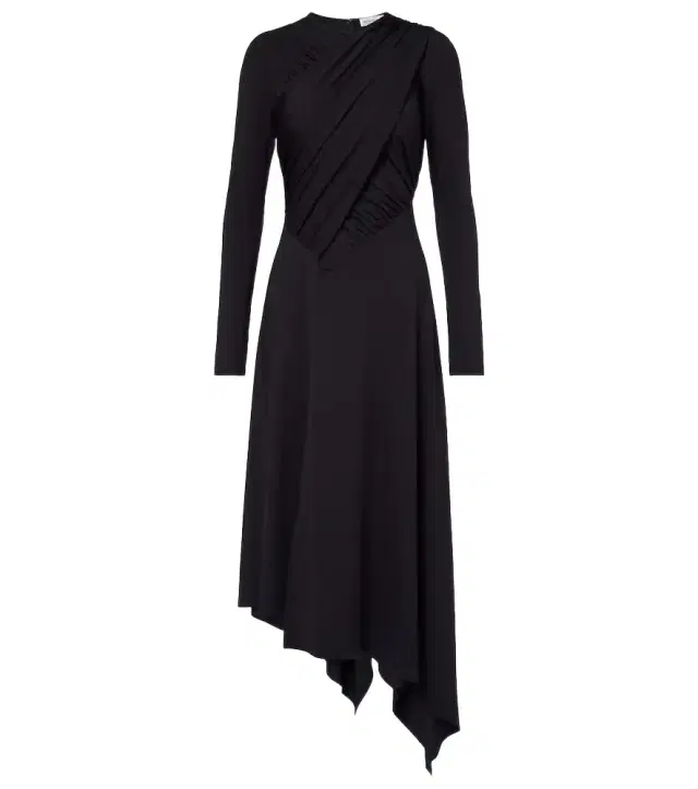 Victoria Beckham Draped jersey wrap dress