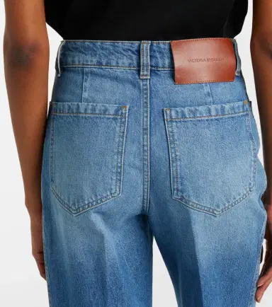 Victoria Beckham Alina faded wide-leg jeans | Thumbnail 2 Victoria Beckham Alina faded wide-leg jeans | Thumbnail 2