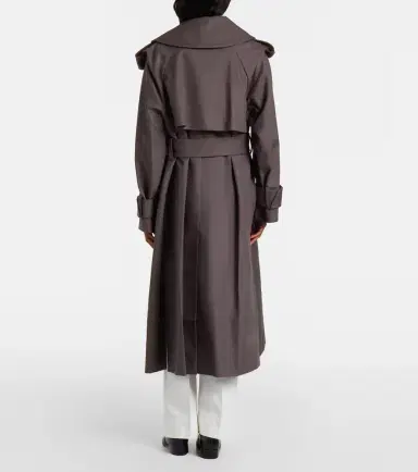 Victoria Beckham Philippa cotton trench coat | Thumbnail 3