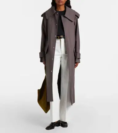 Victoria Beckham Philippa cotton trench coat | Thumbnail 4