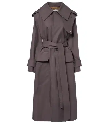 Victoria Beckham Philippa cotton trench coat | Thumbnail 1
