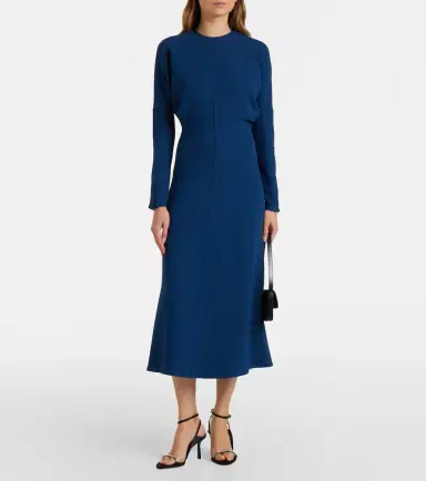 Victoria Beckham Cady midi dress | Thumbnail 2 Victoria Beckham Cady midi dress | Thumbnail 2