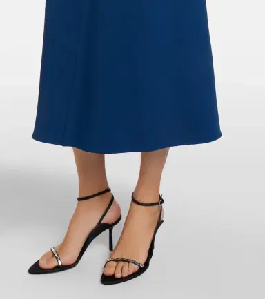 Victoria Beckham Cady midi dress | Thumbnail 3 Victoria Beckham Cady midi dress | Thumbnail 3