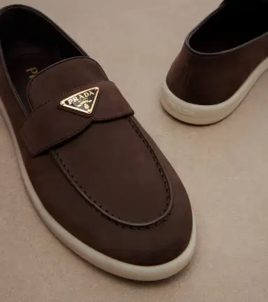 Prada Suede penny loafers | Thumbnail 4