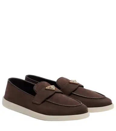 Prada Suede penny loafers | Thumbnail 1