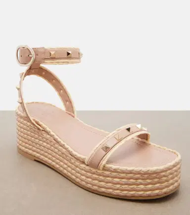 Valentino Garavani Rockstud leather platform sandals | Thumbnail 3 Valentino Garavani Rockstud leather platform sandals | Thumbnail 3