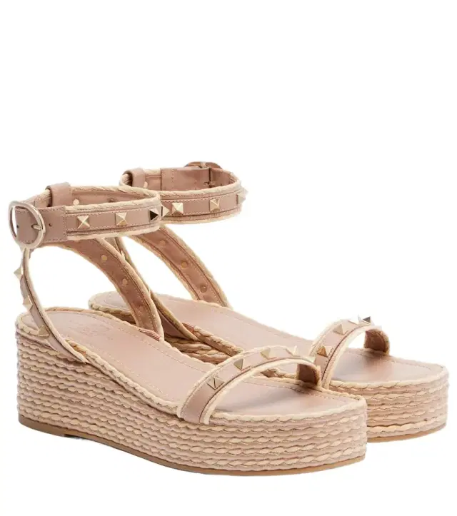 Valentino Garavani Rockstud leather platform sandals