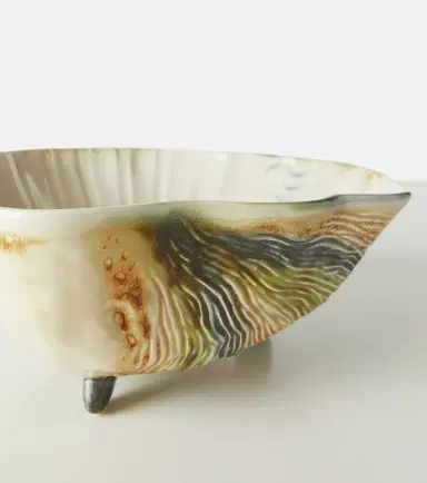 Bordallo Pinheiro Oyster & Scallops ceramic salad bowl | Thumbnail 4