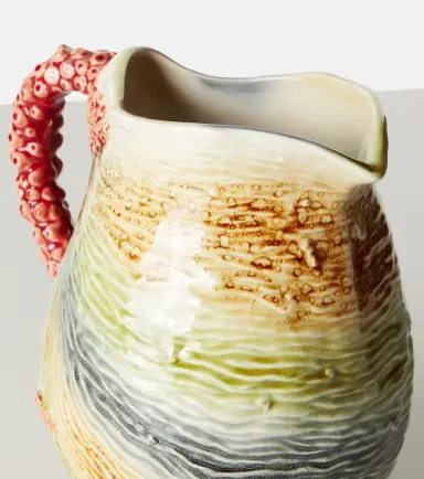 Bordallo Pinheiro Oyster earthenware pitcher | Thumbnail 3