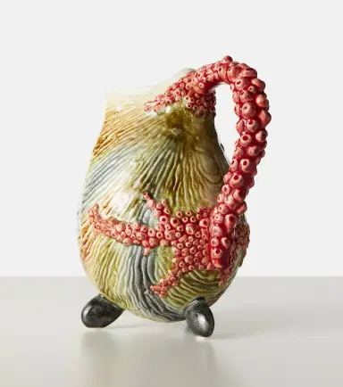 Bordallo Pinheiro Oyster earthenware pitcher | Thumbnail 4