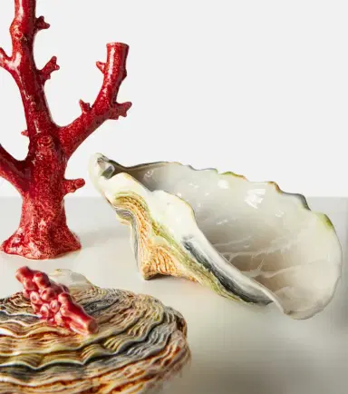 Bordallo Pinheiro Oyster earthenware centerpiece | Thumbnail 2