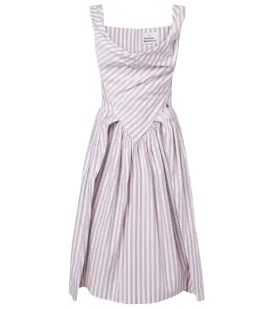 Vivienne Westwood Sunday striped cotton midi dress | Thumbnail 1