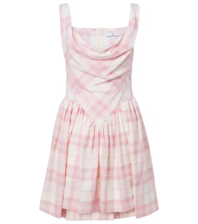 Vivienne Westwood Sunday checked wool-blend minidress