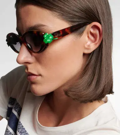 DIOR Eyewear Dior Clover B1I oval sunglasses | Thumbnail 2