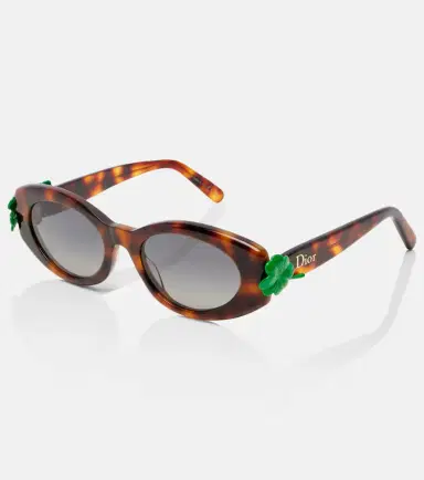 DIOR Eyewear Dior Clover B1I oval sunglasses | Thumbnail 4