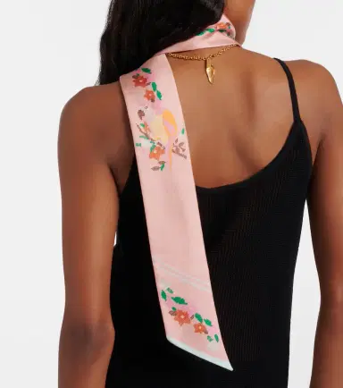Chloé Chloé Printed silk scarf | Thumbnail 4