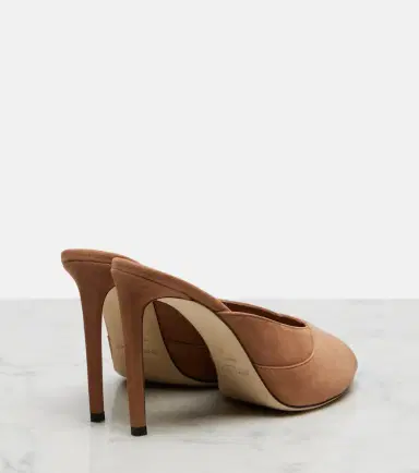 Jimmy Choo Brigitte suede peep-toe mules | Thumbnail 3