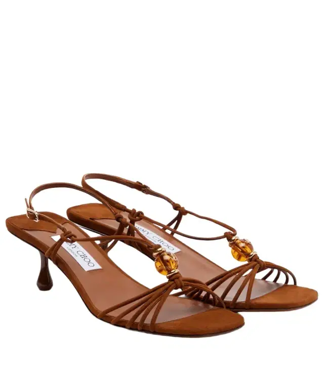 Jimmy Choo Lova embellished suede sandals