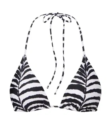 ViX Paula Hermanny Tri zebra-print bikini top | Thumbnail 1