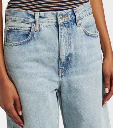 Frame The Bow Crop barrel-leg jeans | Thumbnail 4 Frame The Bow Crop barrel-leg jeans | Thumbnail 4