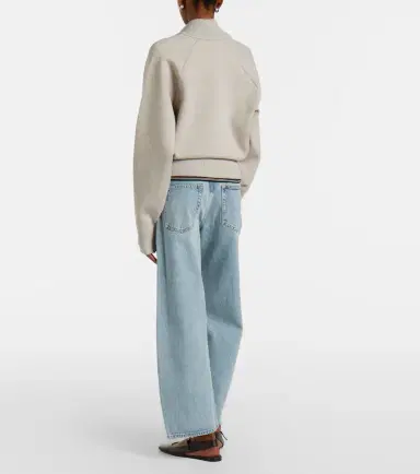 Frame The Bow Crop barrel-leg jeans | Thumbnail 5 Frame The Bow Crop barrel-leg jeans | Thumbnail 5
