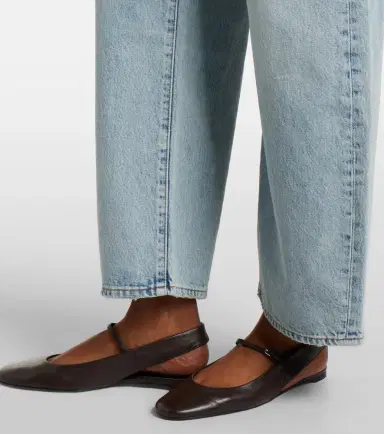 Frame The Bow Crop barrel-leg jeans | Thumbnail 6 Frame The Bow Crop barrel-leg jeans | Thumbnail 6