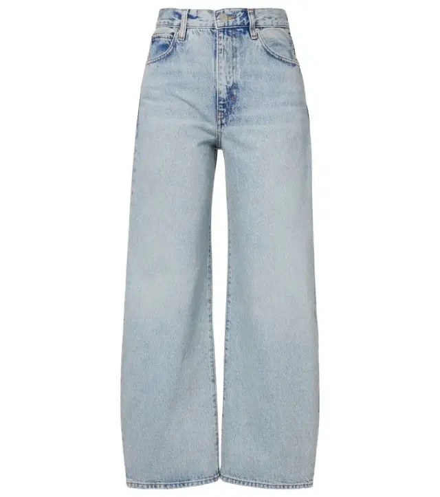 Frame The Bow Crop barrel-leg jeans