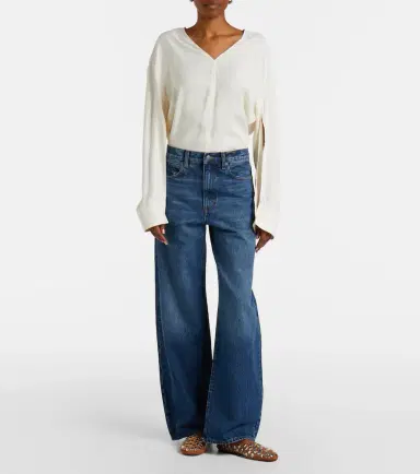 Frame The Bow barrel-leg jeans | Thumbnail 6 Frame The Bow barrel-leg jeans | Thumbnail 6