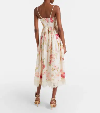 Zimmermann Roselight floral linen bustier dress | Thumbnail 6 Zimmermann Roselight floral linen bustier dress | Thumbnail 6