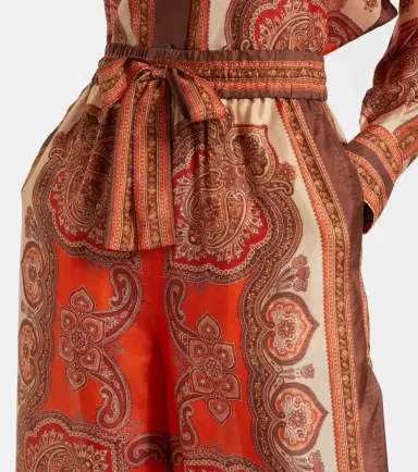 Zimmermann Mahon paisley silk palazzo pants | Thumbnail 3