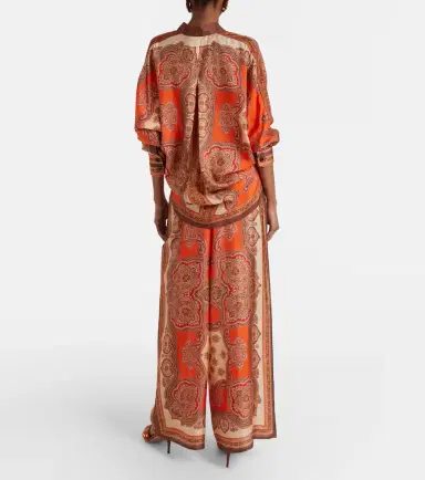 Zimmermann Mahon paisley silk palazzo pants | Thumbnail 5