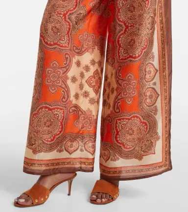 Zimmermann Mahon paisley silk palazzo pants | Thumbnail 6