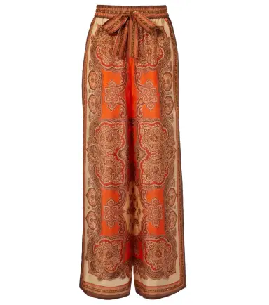 Zimmermann Mahon paisley silk palazzo pants | Thumbnail 1