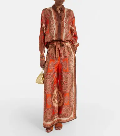 Zimmermann Mahon paisley silk shirt | Thumbnail 2