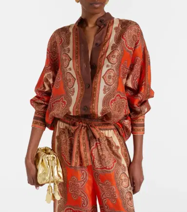 Zimmermann Mahon paisley silk shirt | Thumbnail 3