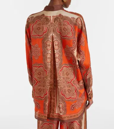 Zimmermann Mahon paisley silk shirt | Thumbnail 4