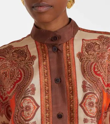 Zimmermann Mahon paisley silk shirt | Thumbnail 5