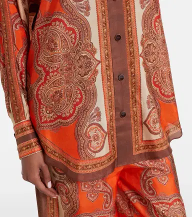 Zimmermann Mahon paisley silk shirt | Thumbnail 6