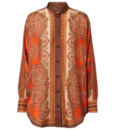 Zimmermann Mahon paisley silk shirt | Thumbnail 1