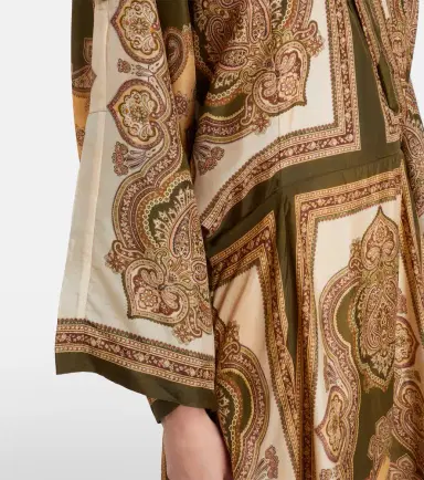 Zimmermann Mahon paisley silk midi dress | Thumbnail 2 Zimmermann Mahon paisley silk midi dress | Thumbnail 2