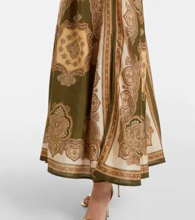 Zimmermann Mahon paisley silk midi dress | Thumbnail 5 Zimmermann Mahon paisley silk midi dress | Thumbnail 5